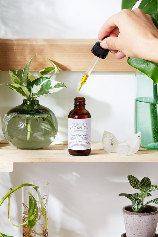Organic Face & Eye Serum / Organic Facial Oil / Anti - Aging Serum / Organic Facial Serum / Natural Face Oil Butter Me Up Organics / - Glam Gurls