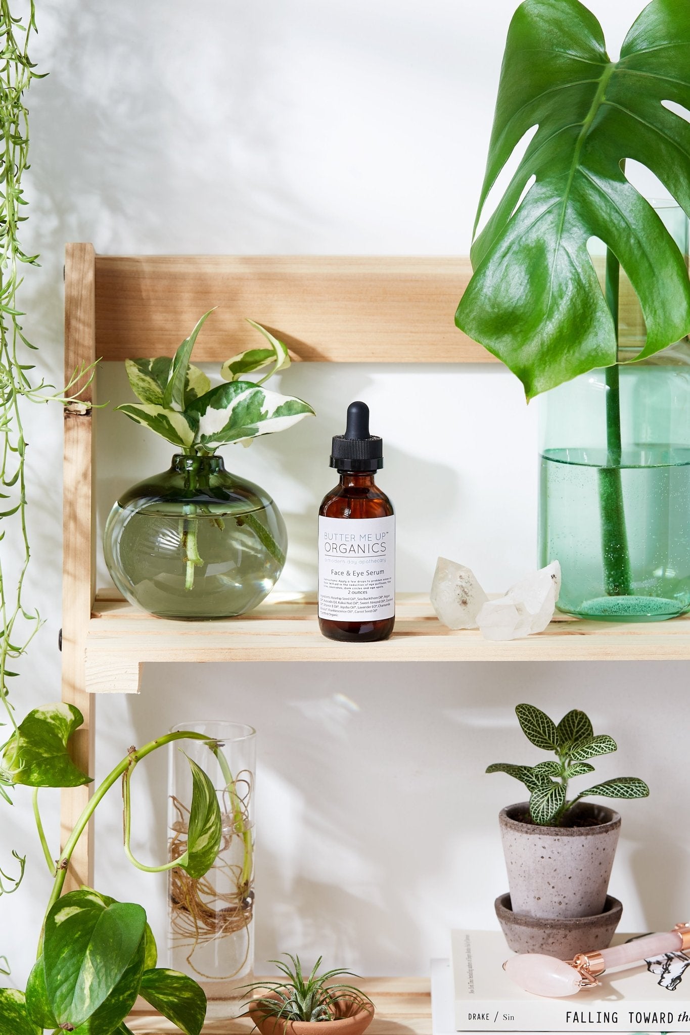 Organic Face & Eye Serum / Organic Facial Oil / Anti - Aging Serum / Organic Facial Serum / Natural Face Oil Butter Me Up Organics / - Glam Gurls