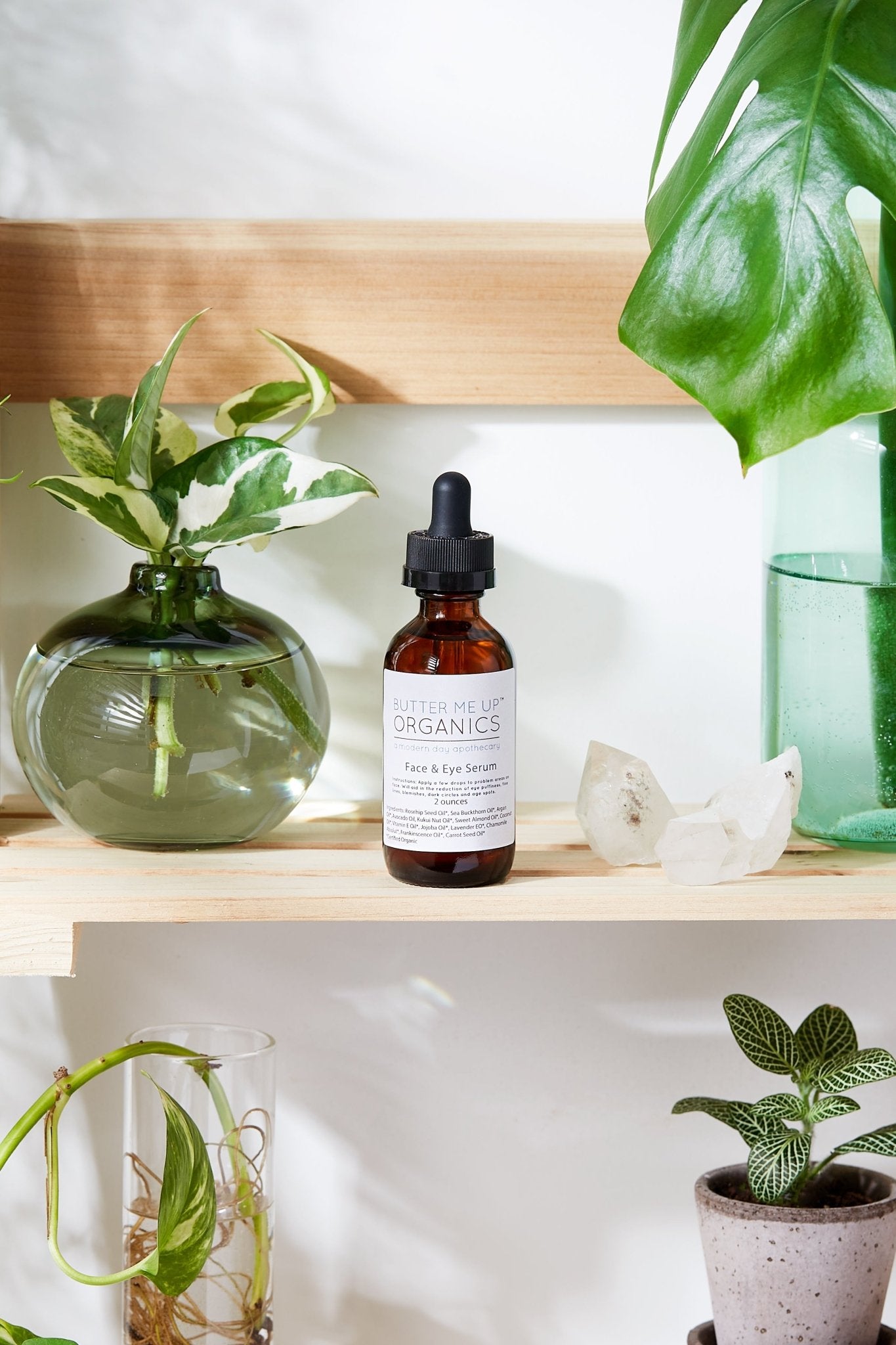 Organic Face & Eye Serum / Organic Facial Oil / Anti - Aging Serum / Organic Facial Serum / Natural Face Oil Butter Me Up Organics / - Glam Gurls