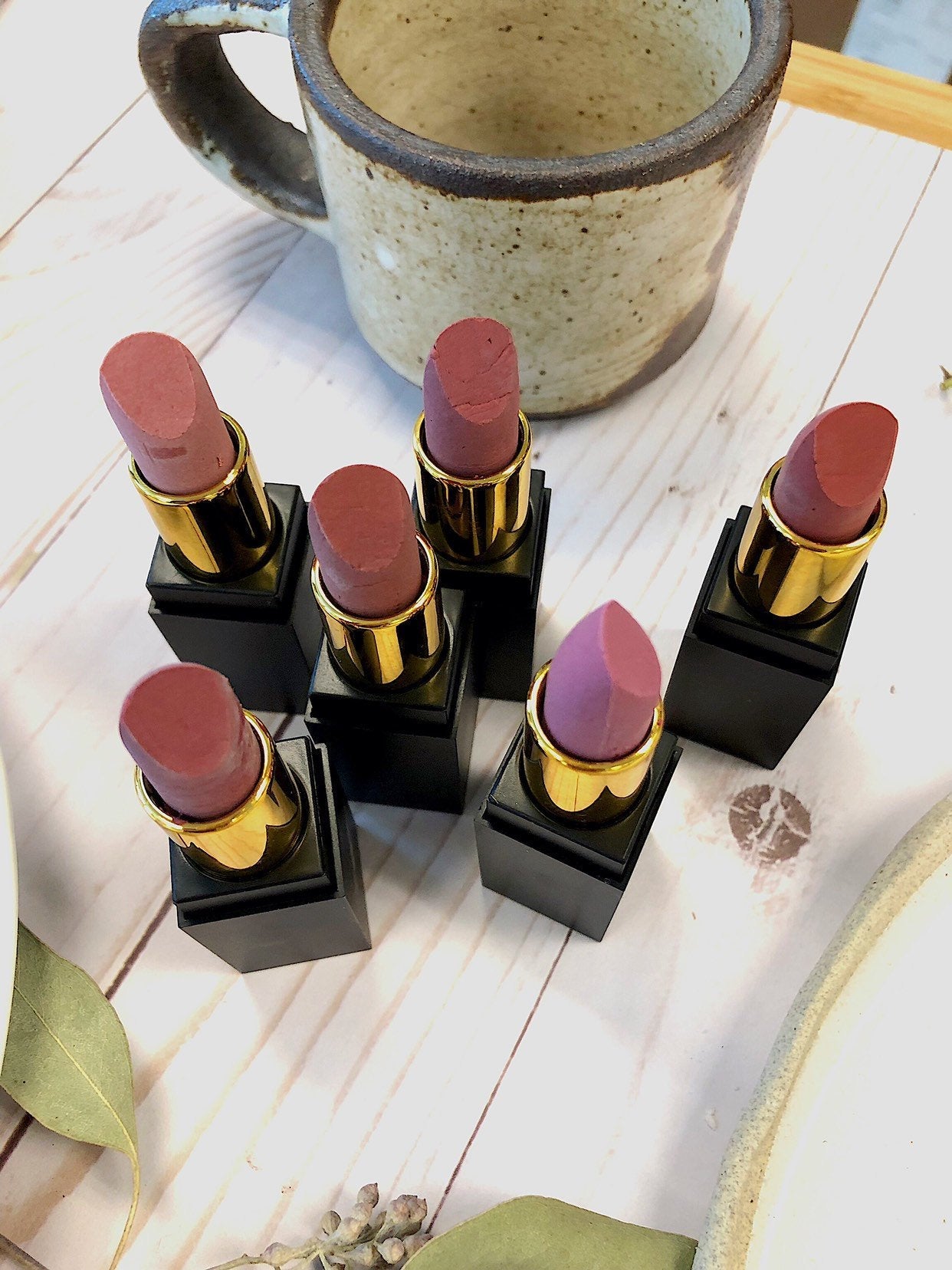Organic Lipstick / Mineral Lipstick / Organic Makeup / Butter Me Up Organics - Glam Gurls