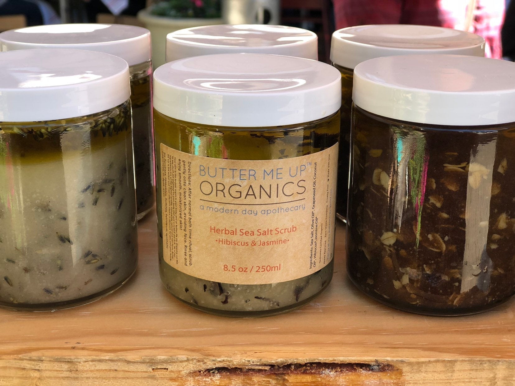 Organic Sea Salt Herbal Scrub Spa Pamper Treat - Glam Gurls