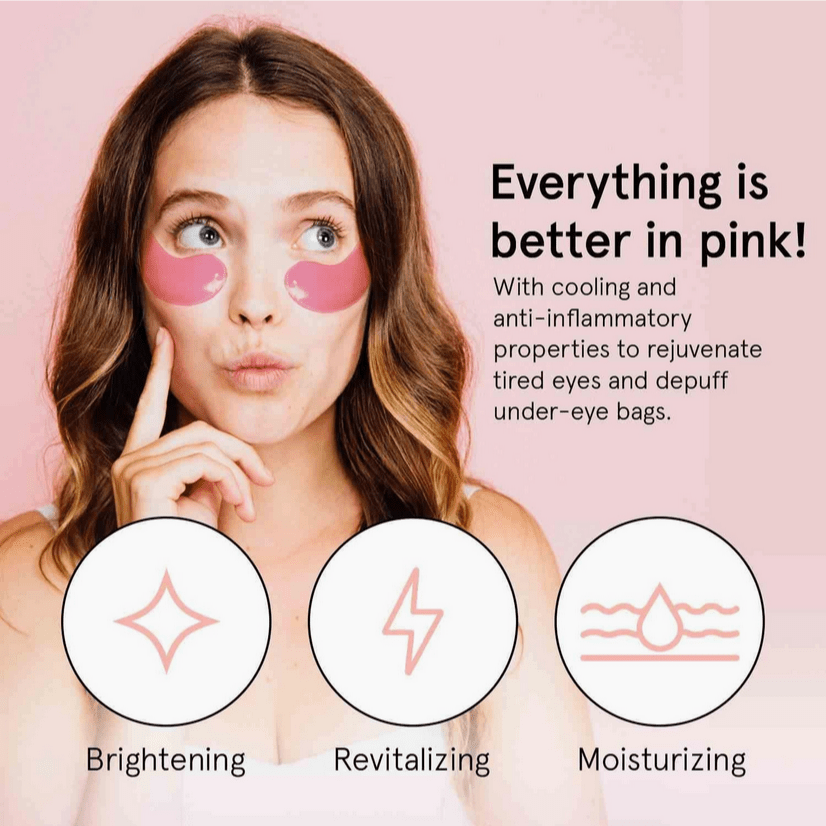Pink Moisturizing Under Eye Masks - Glam Gurls