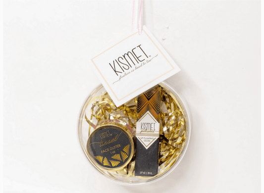 Pretty Mini Lipgloss + Face Glitter Gift Set - Glam Gurls