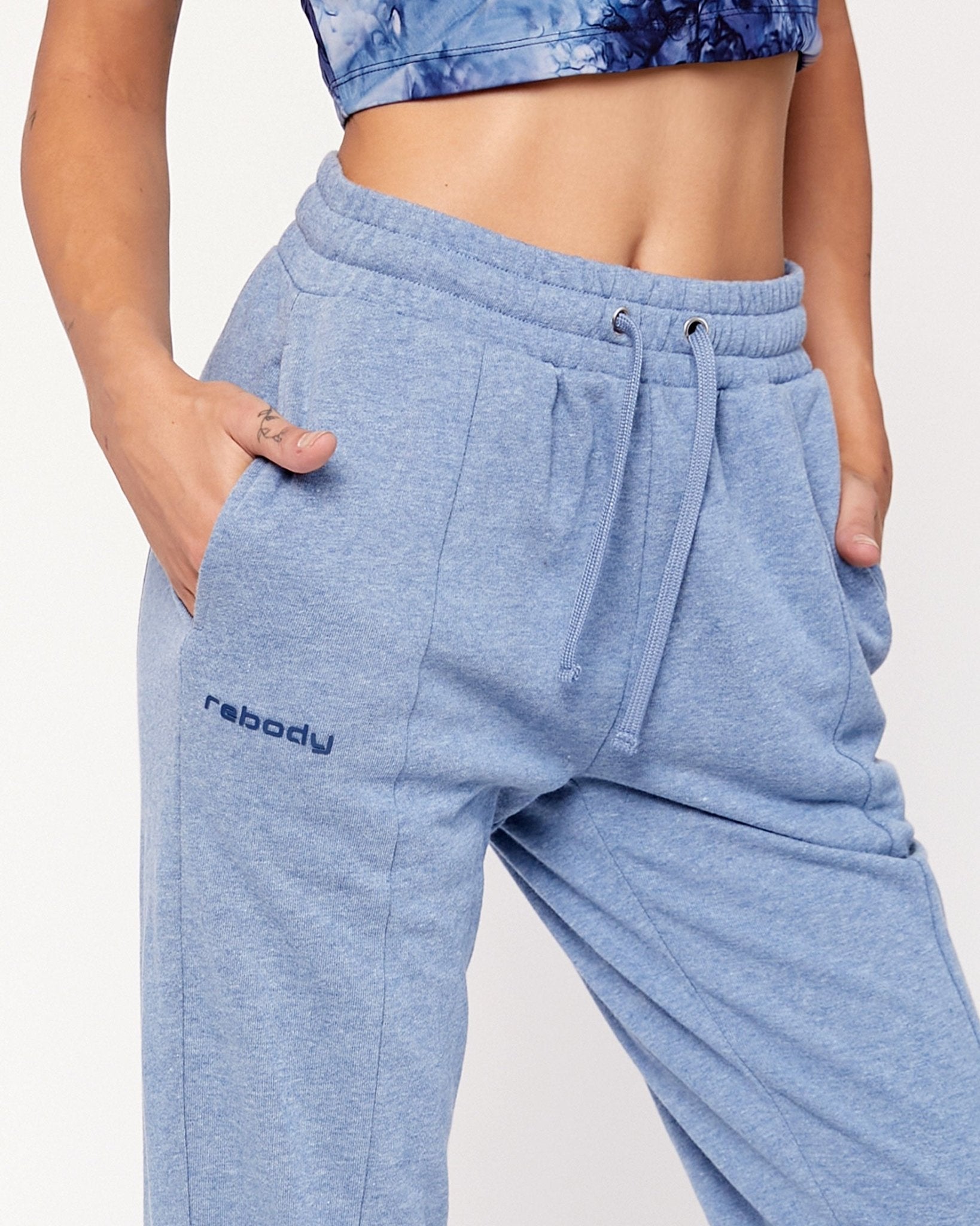 Rebody Pintuck French Terry Sweatpants - Glam Gurls