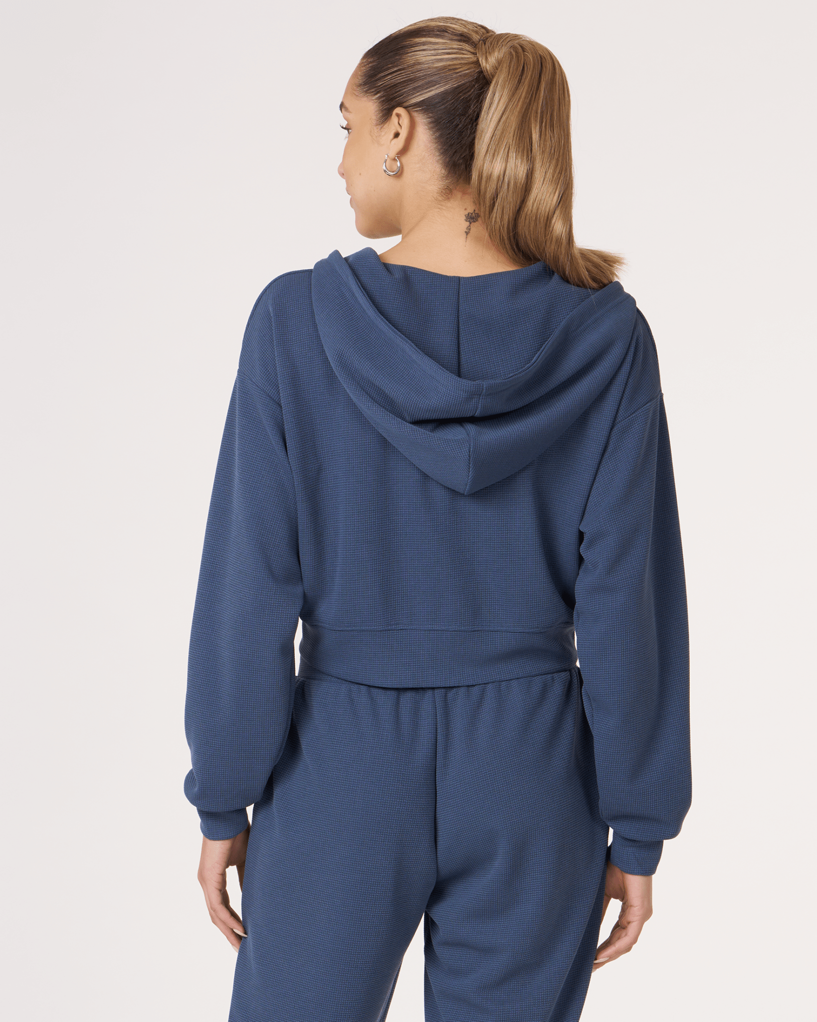 Retreat Waffle Zip Up Jacket - Glam Gurls