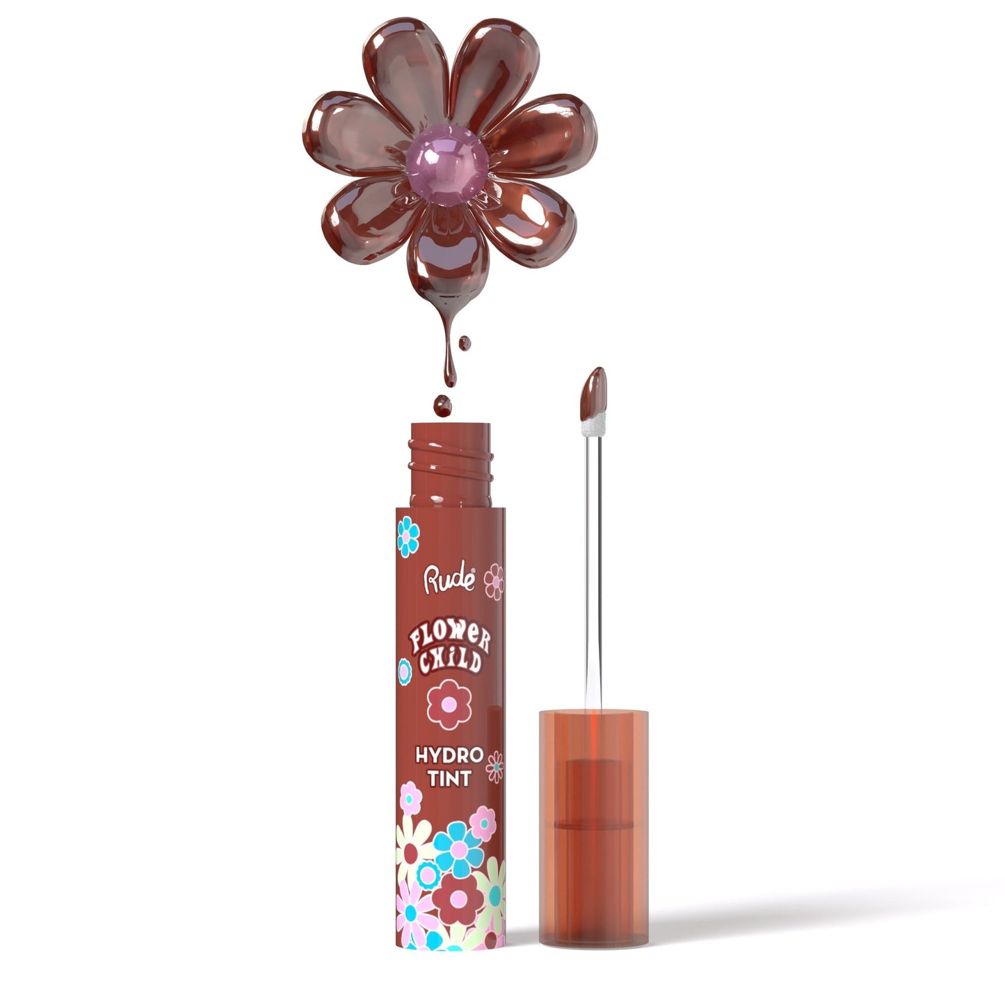 RUDE Flower Child Hydro Tint - Chocolate Cosmo - Glam Gurls