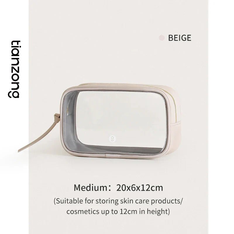 Tianzong Waterproof Transparent Travel Toiletry Bag - Glam Gurls