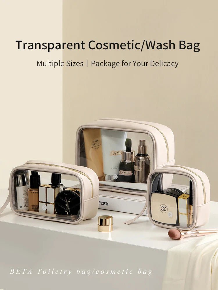 Tianzong Waterproof Transparent Travel Toiletry Bag - Glam Gurls