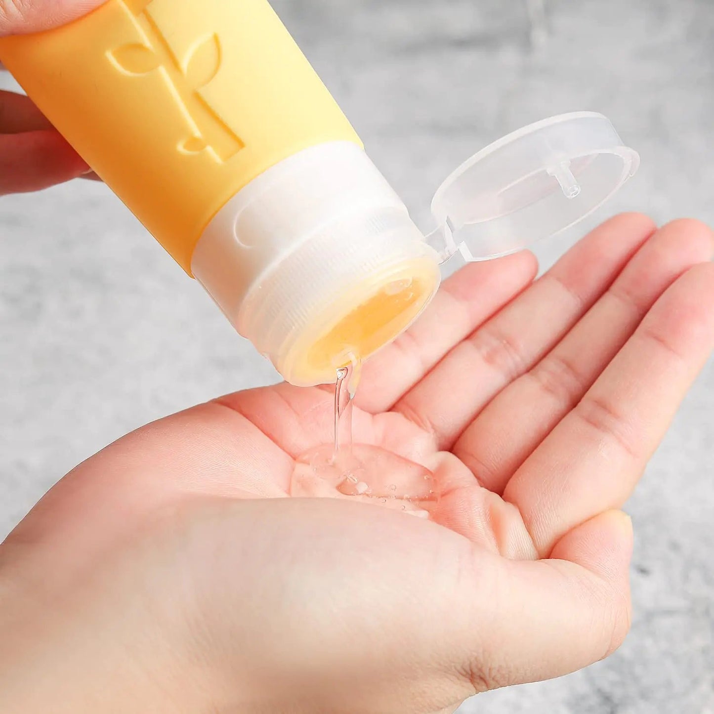 TSA - Approved Reusable Silicone Travel Bottles Set – 16 pcs / White Pack - Glam Gurls