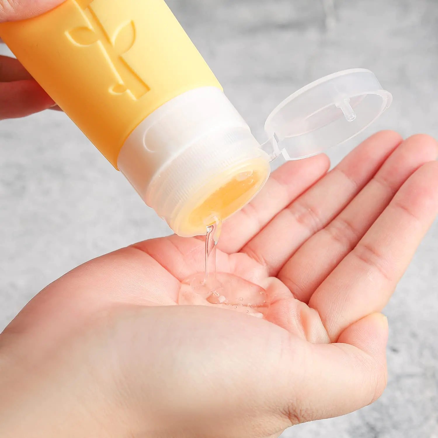 TSA - Approved Reusable Silicone Travel Bottles Set – 16 pcs / White Pack - Glam Gurls