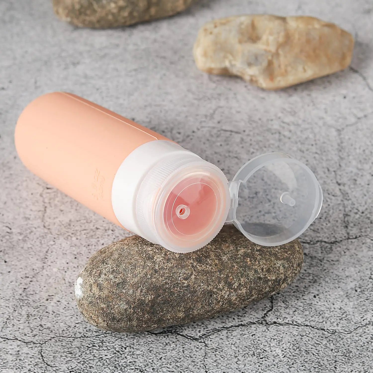 TSA - Approved Reusable Silicone Travel Bottles Set – 16 pcs / White Pack - Glam Gurls