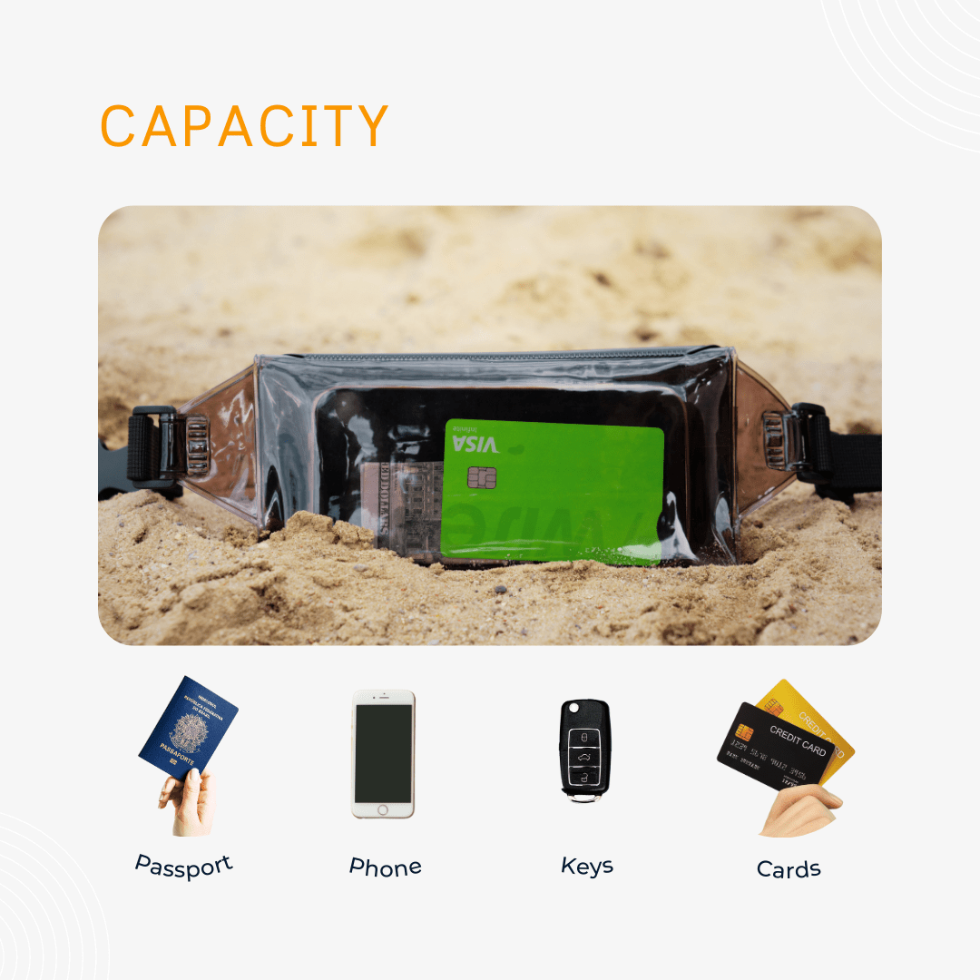 Waterproof Phone Dry Bag Pouch, for Swimming, Diving, Kayaking, Snorkeling, Festivals| Keep Phone Safe from Water & Sand | Summer Essential - Glam Gurls