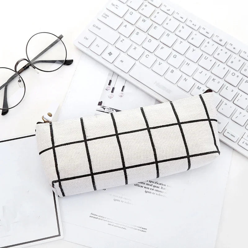 Women Small Canvas Makeup Bag Travel Cosmetic Pouch Toiletry Bag for Women Portable MakeUp Bag Wash Bag Pouch Kit Organizer - Glam Gurls